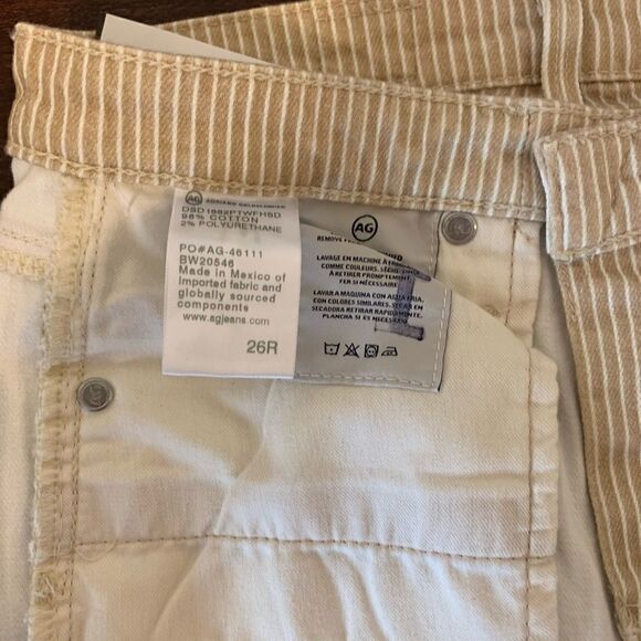 AG Adriano Goldschmied Jodi Cropped mid rise  kickflare jeans size 26, NWT - Picture 3 of 12